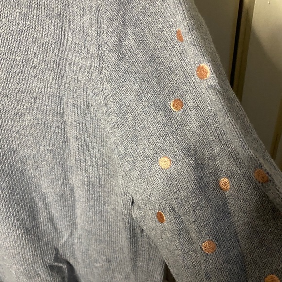 Old Navy polka dot embroidered sweater - Picture 4 of 5